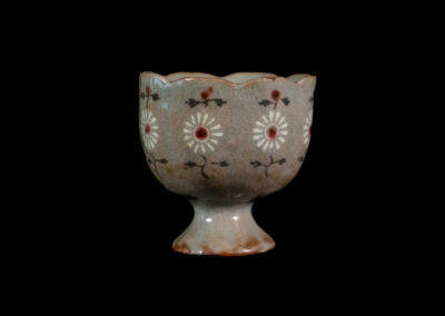 Wine Cup With Inlayed Chrysanthemum