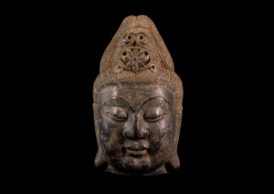 Stone Bodhisattva Head